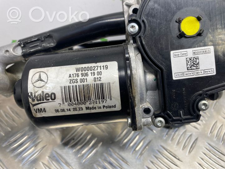 Mercedes-Benz A W176 Etupyyhkimen vivusto ja moottori A1769061900