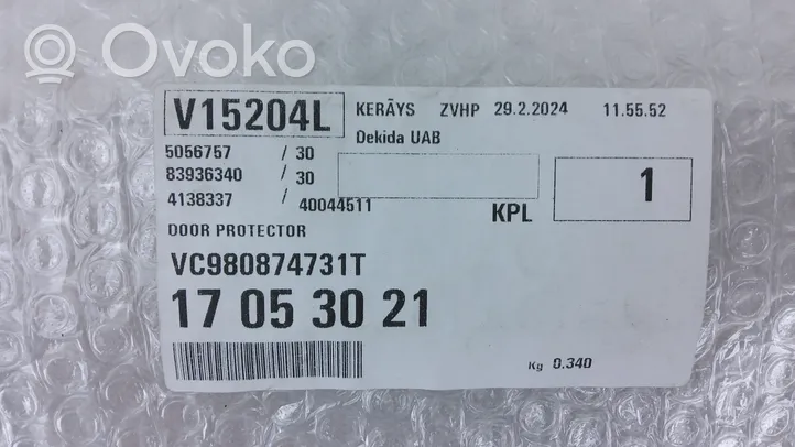 Toyota Proace Apdaila priekinių durų (moldingas) 9808747077