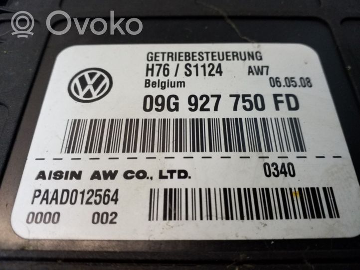 Volkswagen Tiguan Module de contrôle de boîte de vitesses ECU 09G927750FD