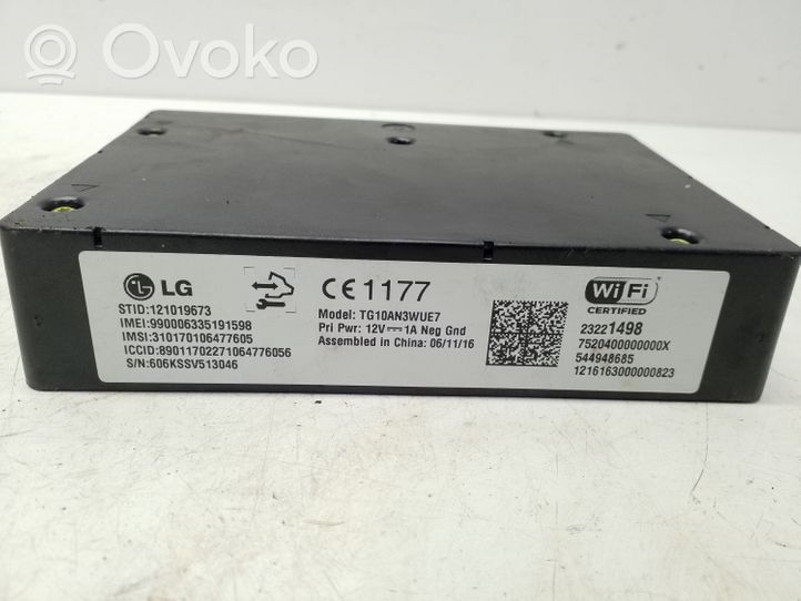 Opel Astra K Module unité de contrôle Bluetooth 23221498