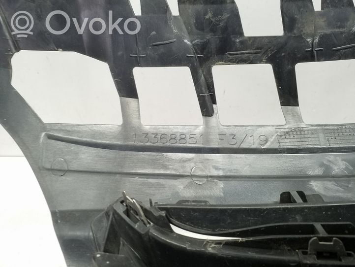 Opel Astra J Grille calandre supérieure de pare-chocs avant 13368851