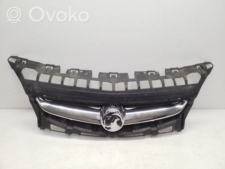 Opel Astra J Rejilla superior del radiador del parachoques delantero 13368851