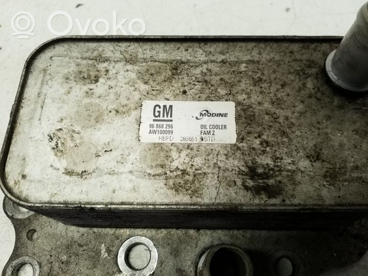 Opel Antara Supporto di montaggio del filtro dell’olio 96868256