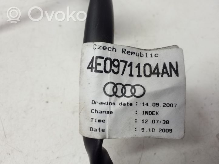 Audi A8 S8 D3 4E Pysäköintitutkan anturin johtosarja (PDC) 4E0971104AN