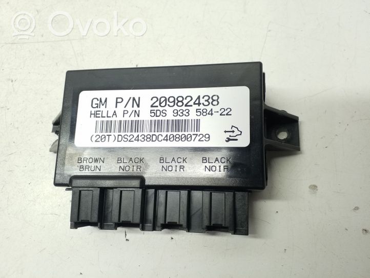 Chevrolet Captiva Module de commande de siège 20982438