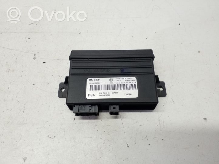 Citroen C4 Grand Picasso Unité de commande, module PDC aide au stationnement 9663821680