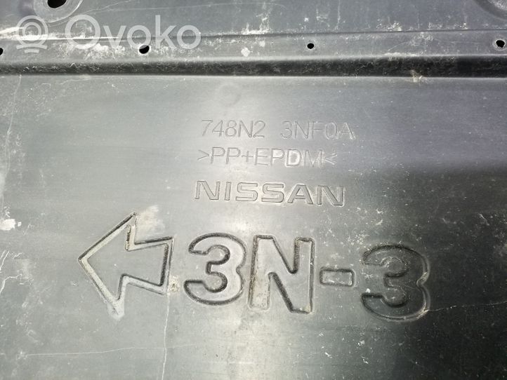 Nissan Leaf I (ZE0) Keskiosan alustan suoja välipohja 748N23NF0A