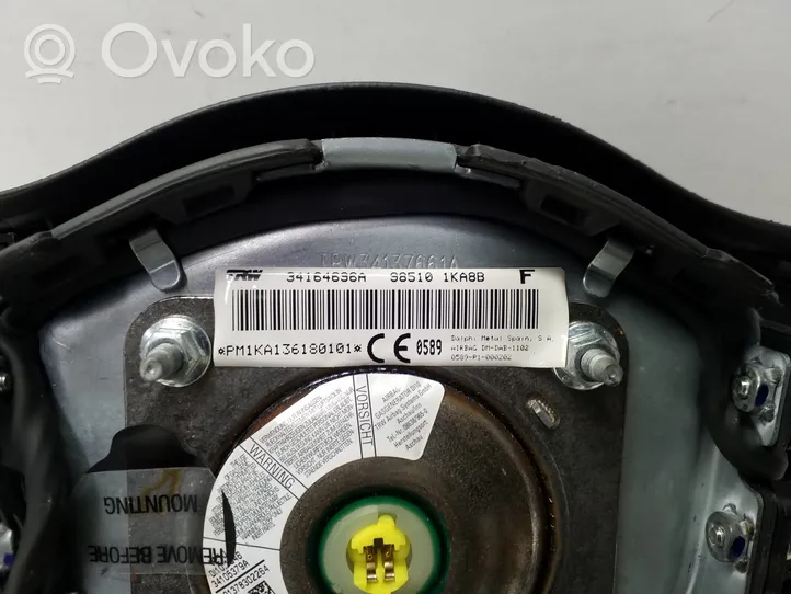 Nissan Juke I F15 Vairo oro pagalvė 985101KA8B