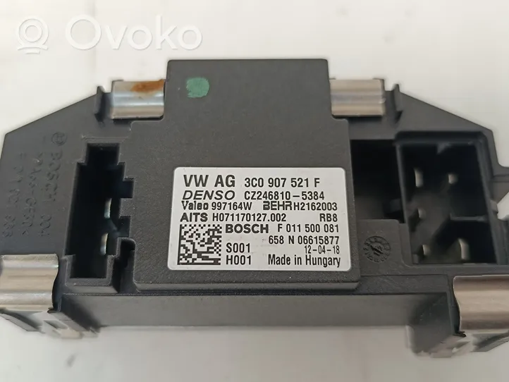 Volkswagen Tiguan Rezystor / Opornik dmuchawy nawiewu 3C0907521F