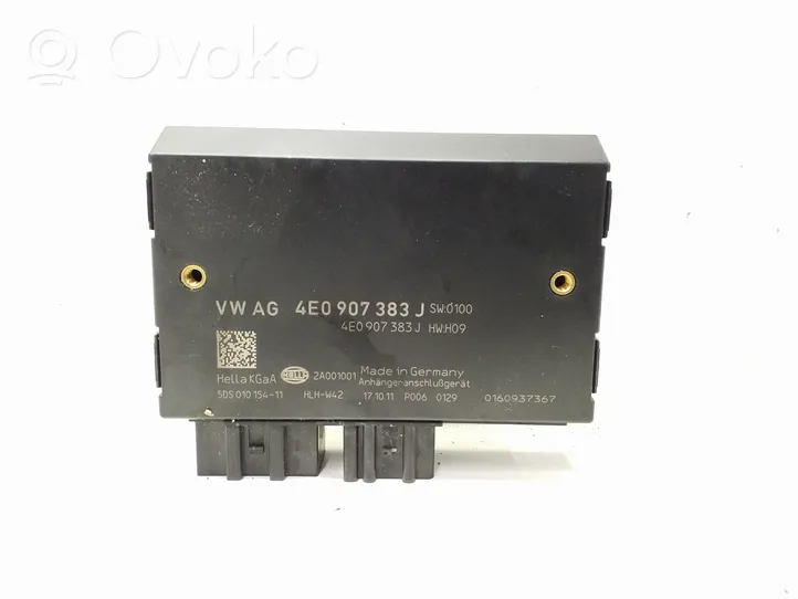 Audi Q7 4L Tow bar trailer control unit/module 4E0907383J