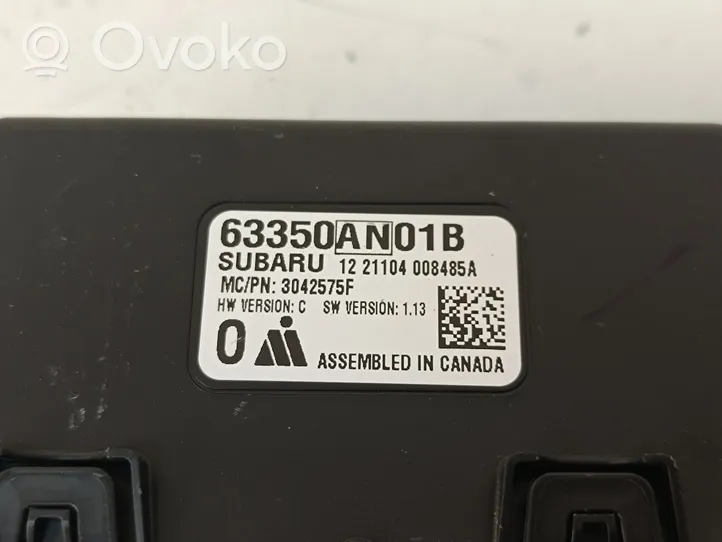Subaru Outback (BT) Unité de commande / module de hayon 63350AN01B