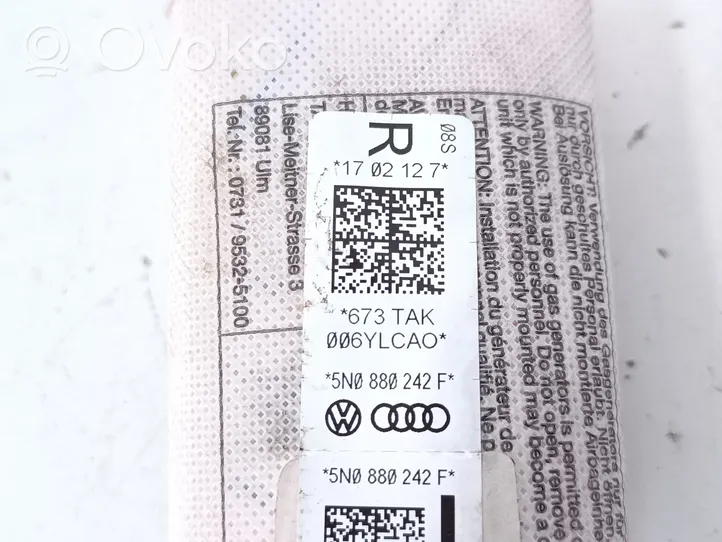 Volkswagen Tiguan Poduszka powietrzna Airbag fotela 5N0880242F