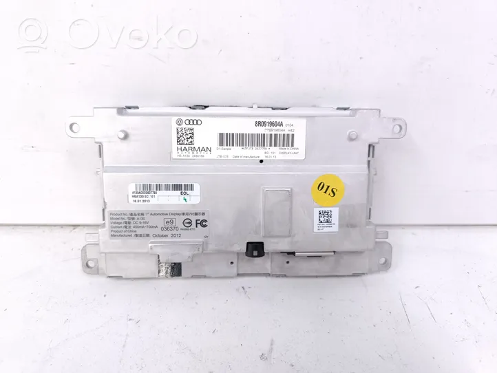 Audi A4 S4 B8 8K Monitori/näyttö/pieni näyttö 8R0919604A