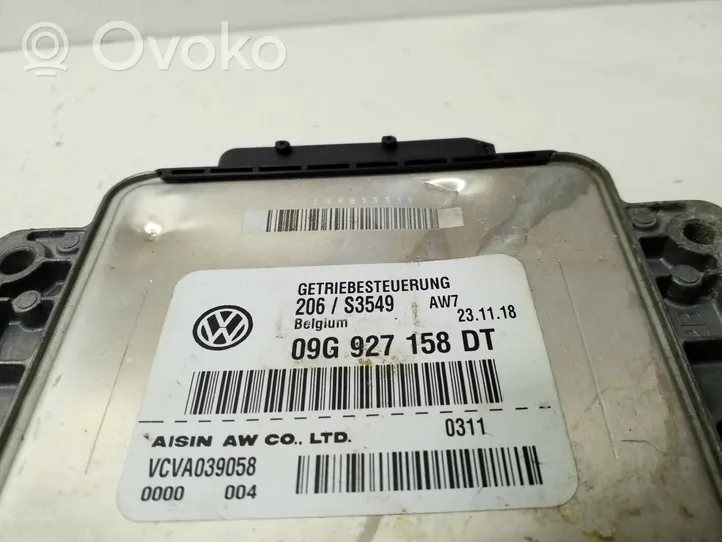 Volkswagen Tiguan Pavarų dėžės valdymo blokas 09G927158DT