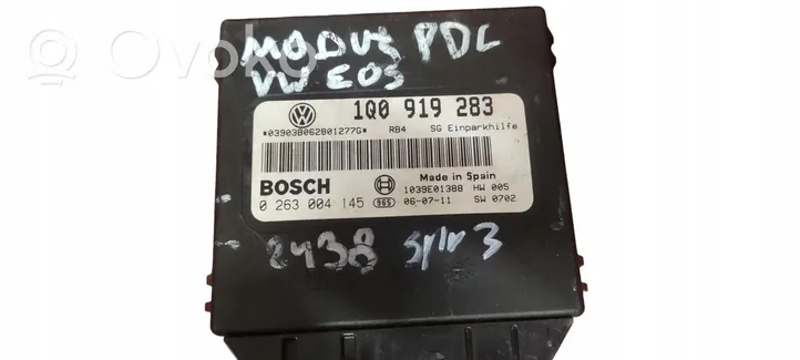 Volkswagen Eos Unité de commande, module PDC aide au stationnement 1Q0919283