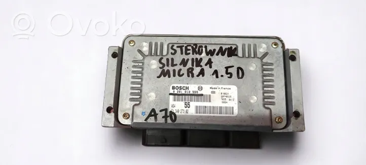 Nissan Micra Sterownik / Moduł ECU 0281010555