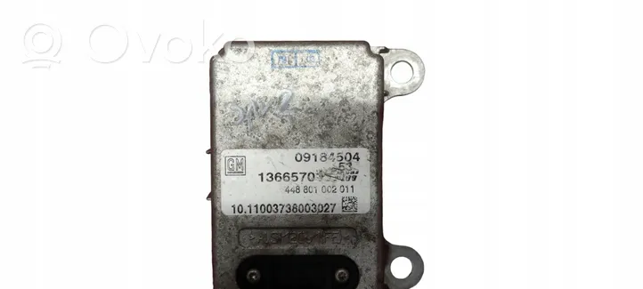 Opel Vectra C Sensore di imbardata accelerazione ESP 13665701