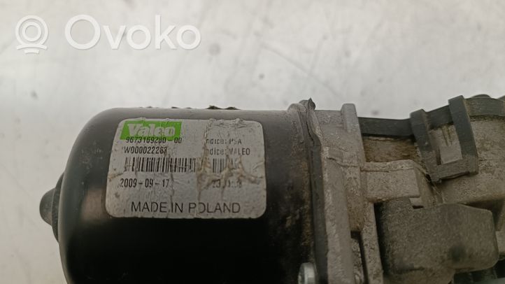 Citroen C3 Picasso Mechanizm i silniczek wycieraczek szyby przedniej / czołowej 53571102