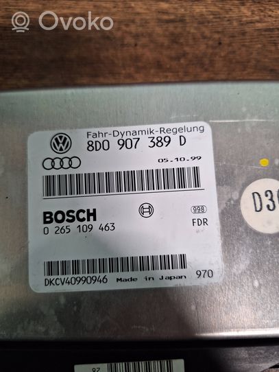Volkswagen PASSAT B5 ESP (stabilumo sistemos) valdymo blokas 8D0907389D