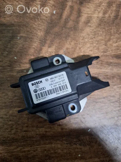 Audi A6 Allroad C5 Sensore di imbardata accelerazione ESP 4B0907637A