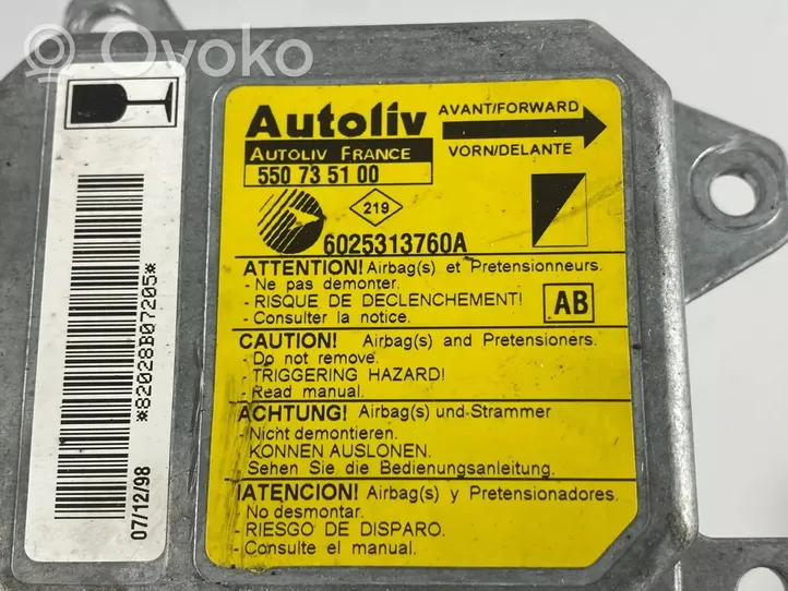 Renault Espace III Airbag control unit/module 6025313760A