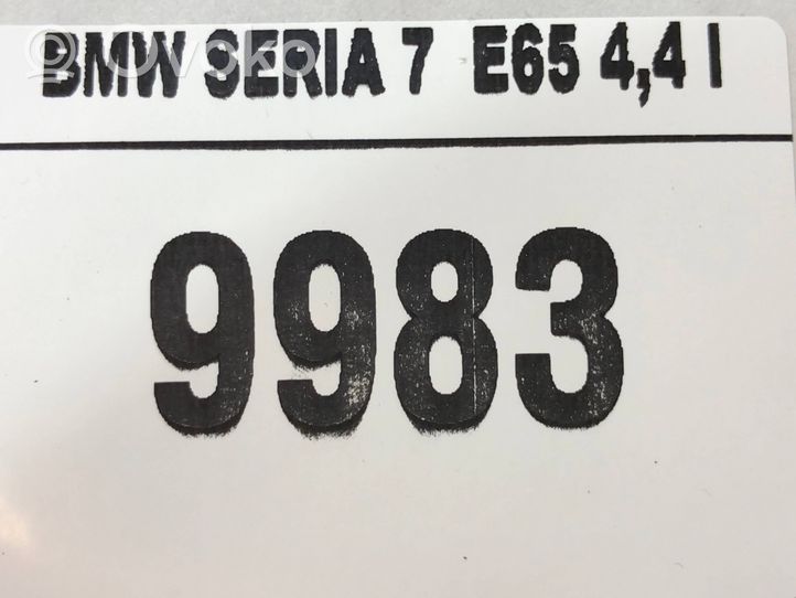 BMW 7 E65 E66 Garniture de section de roue de secours 8236375