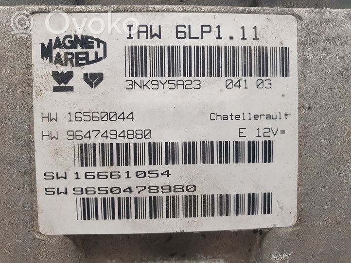 Citroen Xsara Picasso Dzinēja vadības bloks 9650478980