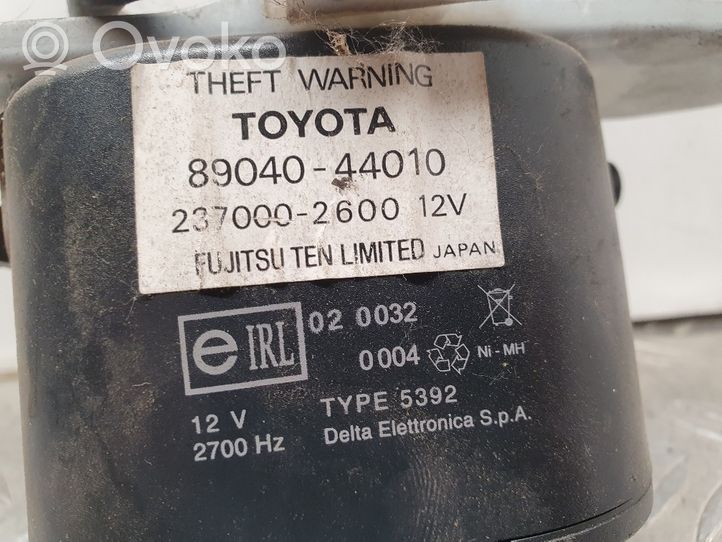 Toyota Avensis Verso Alarmes antivol sirène 8904044010