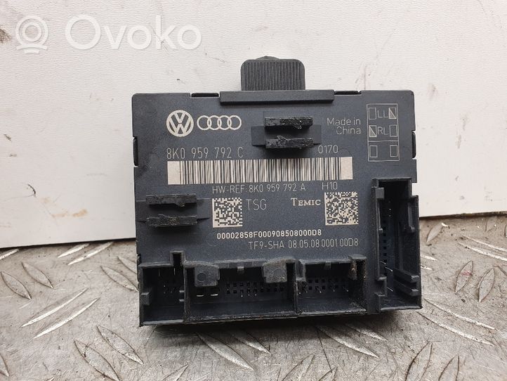 Audi A4 S4 B8 8K Durų elektronikos valdymo blokas 8K0959792C