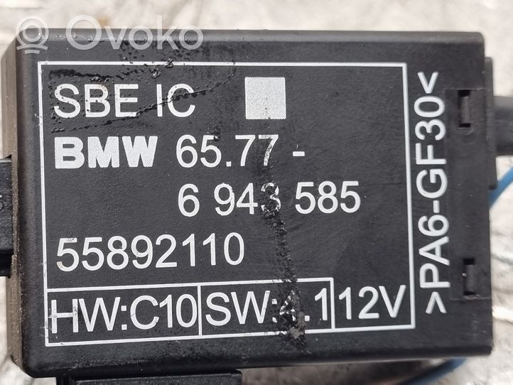 BMW 7 E65 E66 Relais de chauffage de siège 6943585