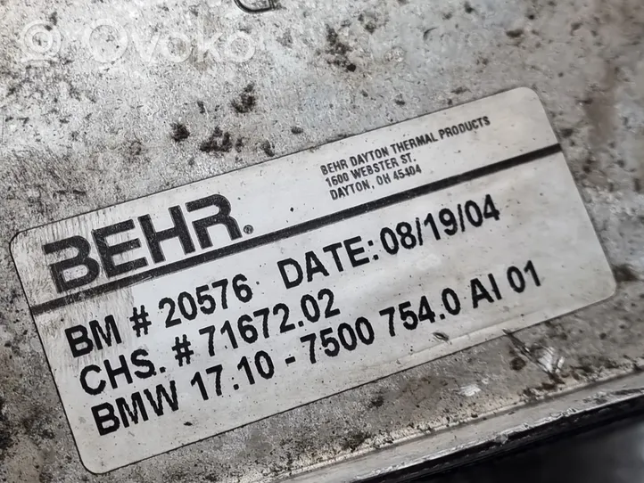 BMW X5 E53 Vaihteistoöljyn jäähdytin 7500754