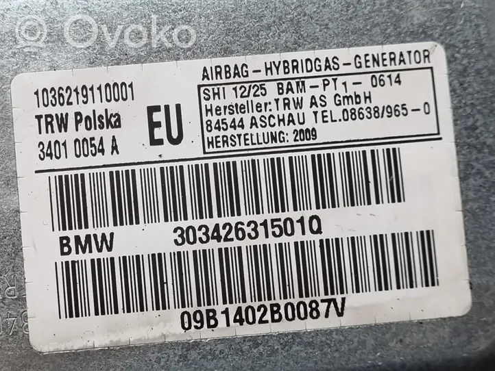 BMW X3 E83 Poduszka powietrzna Airbag drzwi przednich 30342631501Q