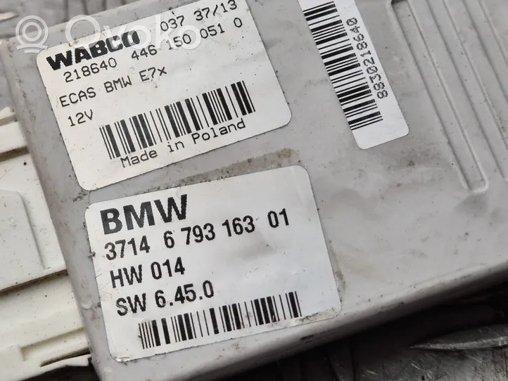 BMW X6 E71 Ilmajousituksen ohjainlaite/moduuli, takana 6793163