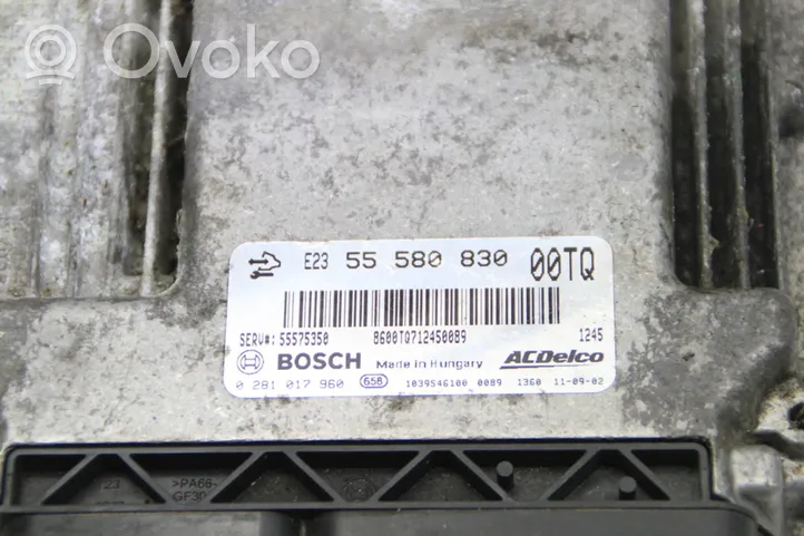 Opel Corsa D Variklio valdymo blokas 55580830