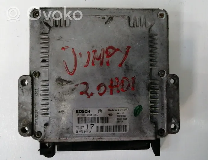 Citroen Jumpy Calculateur moteur ECU 0281010359