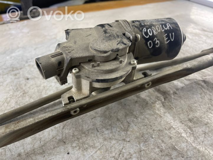 Toyota Corolla E120 E130 Tringlerie et moteur d'essuie-glace avant 851101a040