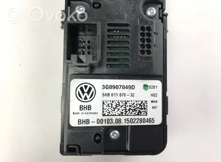 Volkswagen PASSAT B8 Muut kytkimet/nupit/vaihtimet 5HB01187026