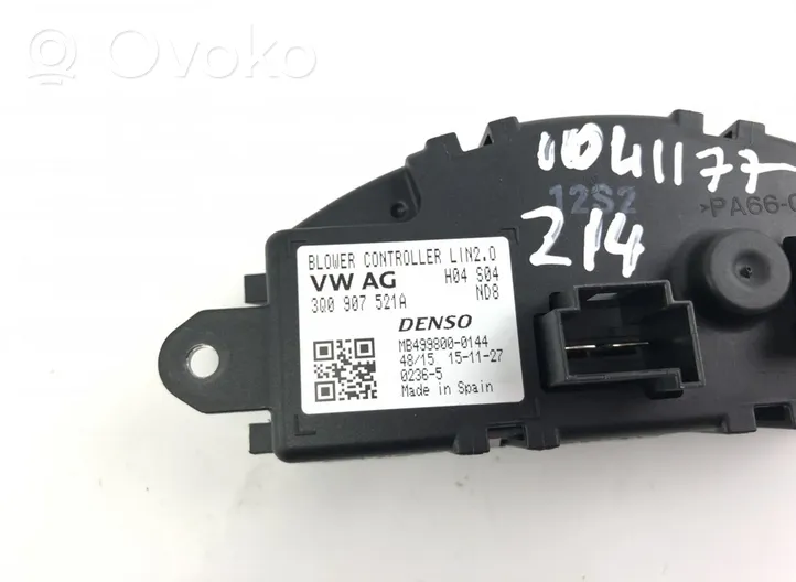 Volkswagen PASSAT B8 Heater blower motor/fan resistor MB4998000144