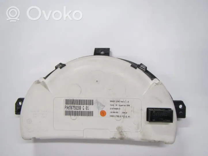 Citroen C2 Tachimetro (quadro strumenti) 21675596