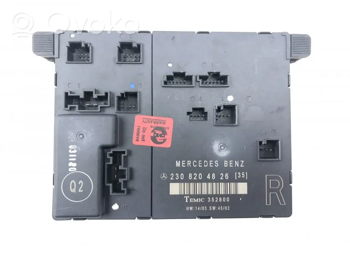 Mercedes-Benz SL R230 Door control unit/module 2308203526