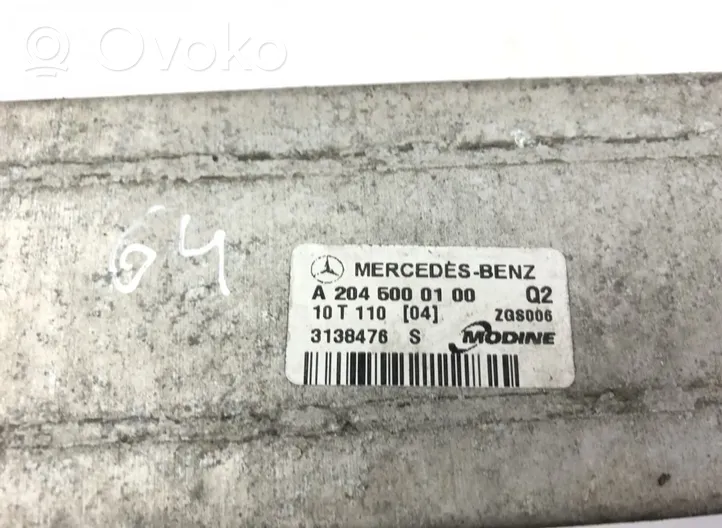 Mercedes-Benz C W204 Radiatore intercooler A2045000100