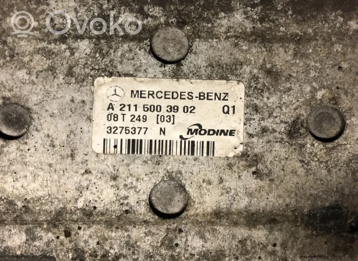 Mercedes-Benz E W211 Radiatore intercooler A2115002602