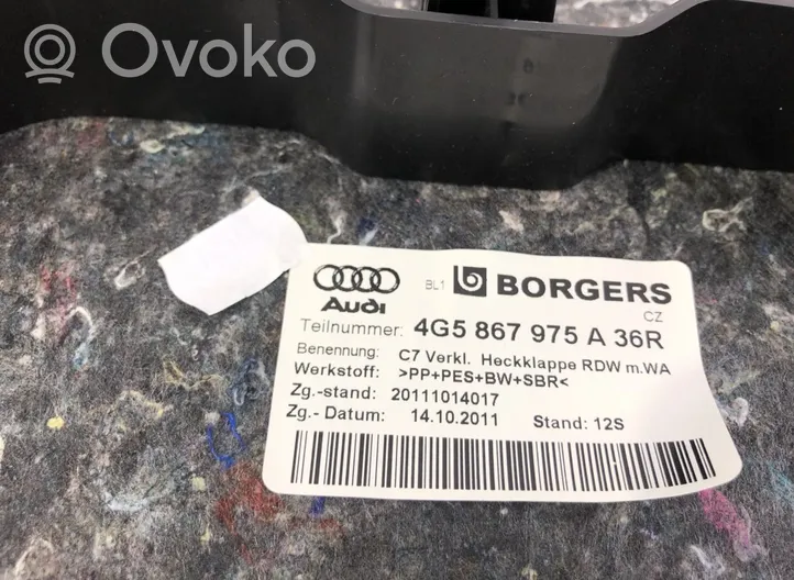 Audi A6 S6 C7 4G Pagrindinis apdailos skydas 4G5867975A