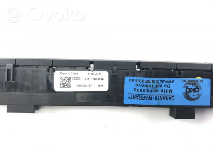 Audi A6 S6 C7 4G Set di interruttori 4G0927137