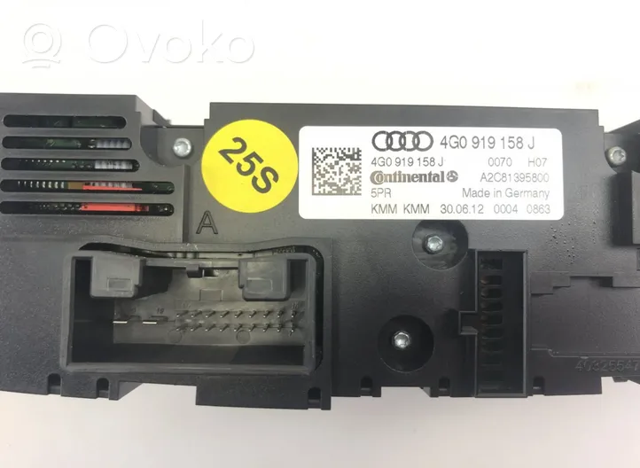 Audi A6 S6 C7 4G Altri interruttori/pulsanti/cambi A2C81395800