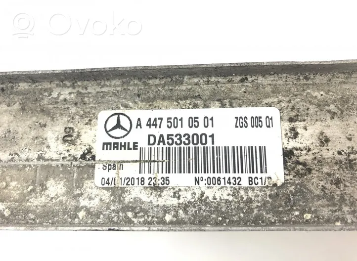 Mercedes-Benz Vito Viano W447 Interkūlerio radiatorius A4475010501