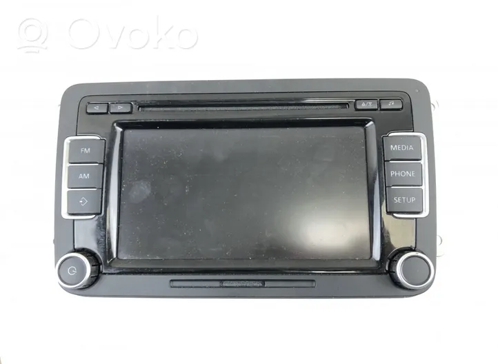 Volkswagen PASSAT B7 Radio/CD/DVD/GPS-pääyksikkö 5K0057190B