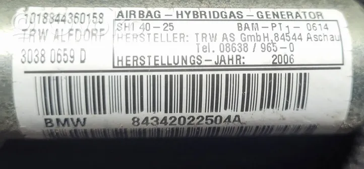 BMW X3 E83 Kurtyna airbag 84342022504A