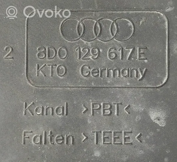 Audi A6 S6 C5 4B Ilmanoton kanavan osa 8D0129617E