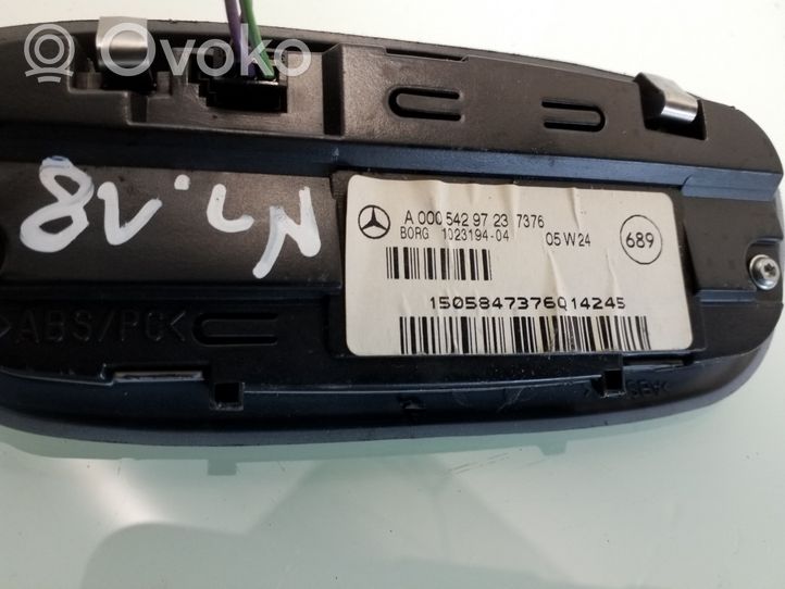 Mercedes-Benz S W220 Parking PDC sensor display screen A00054297